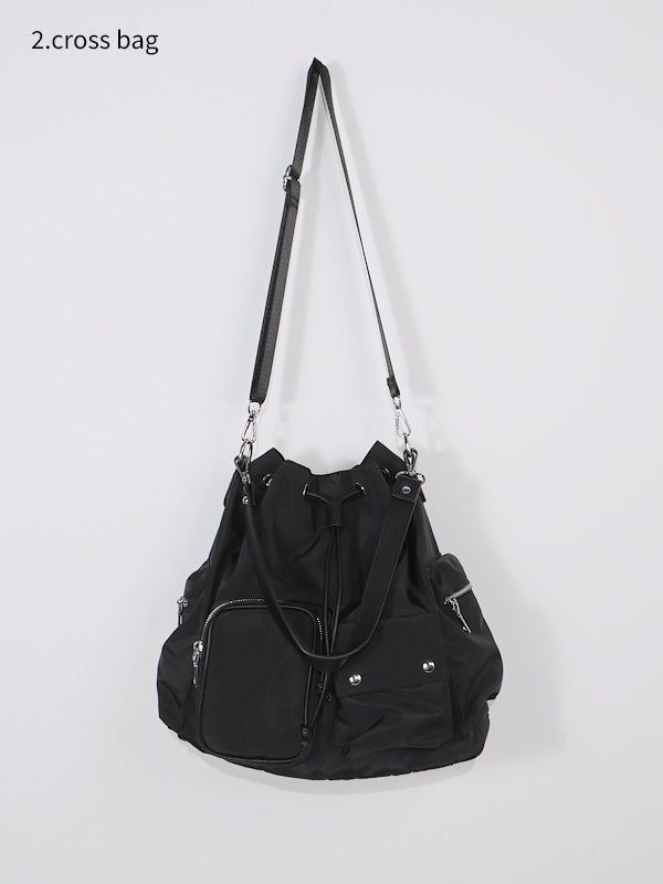 Pocket Multi-Shoulder Bag Backpack (3Way)
