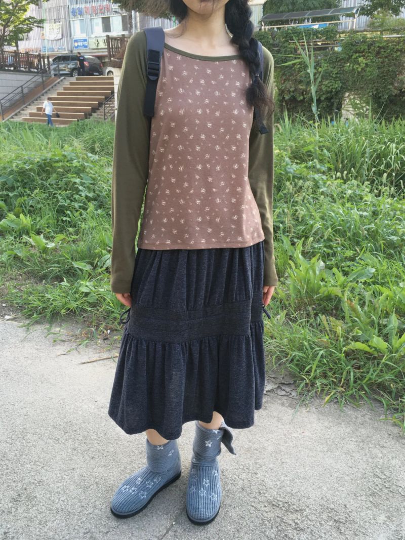 Flower Raglan T-Shirt