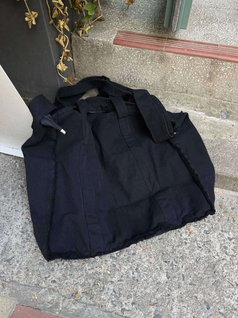 Canvas Washed Damaged Big Bag (2c)