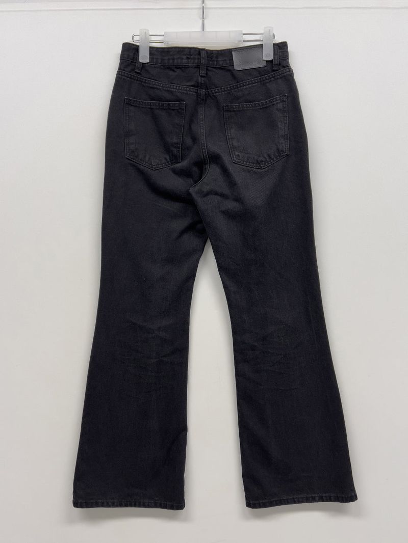405 Cut-out Bootcut Wide Denim Pants