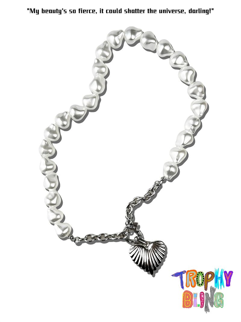 Pearl Heart Necklace