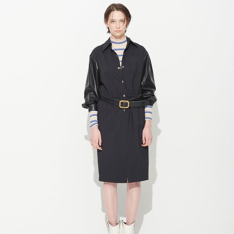 PUBLICKA X(パブリカエックス)の「 MADELINE TUBE DRESS, BLACK(Dresses)」