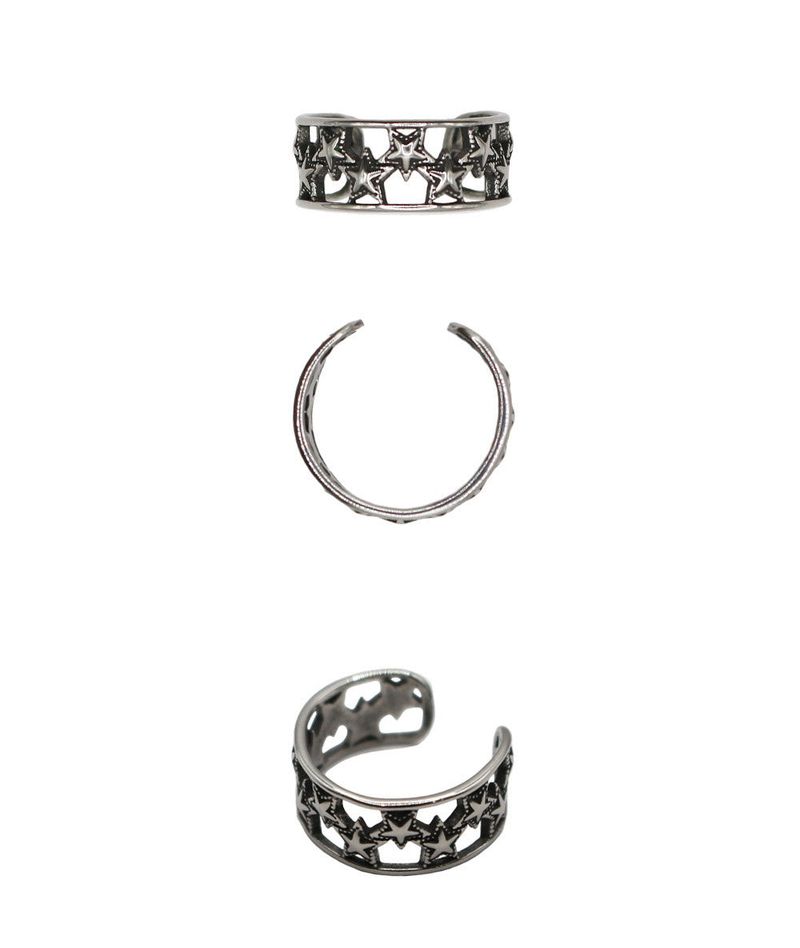 Multi Star Frame Open Ring