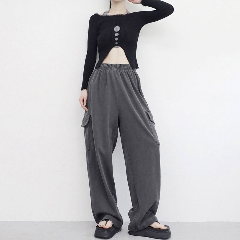 (Unisex) LeCia Cargo String Pants