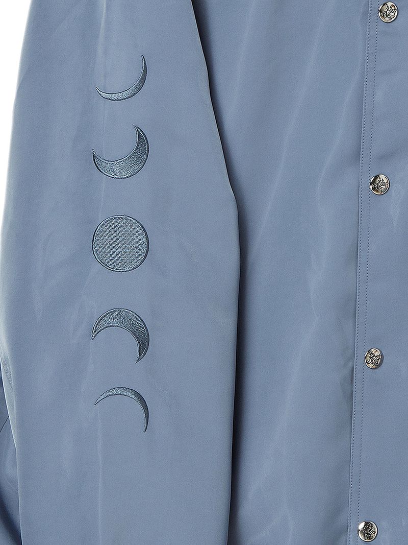 P.O.M EMBLEM HOOD JACKET (LIGHT BLUE)