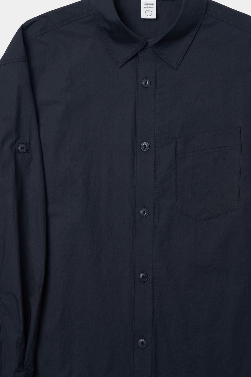 One Pocket Paper Work Shirt (Navy)