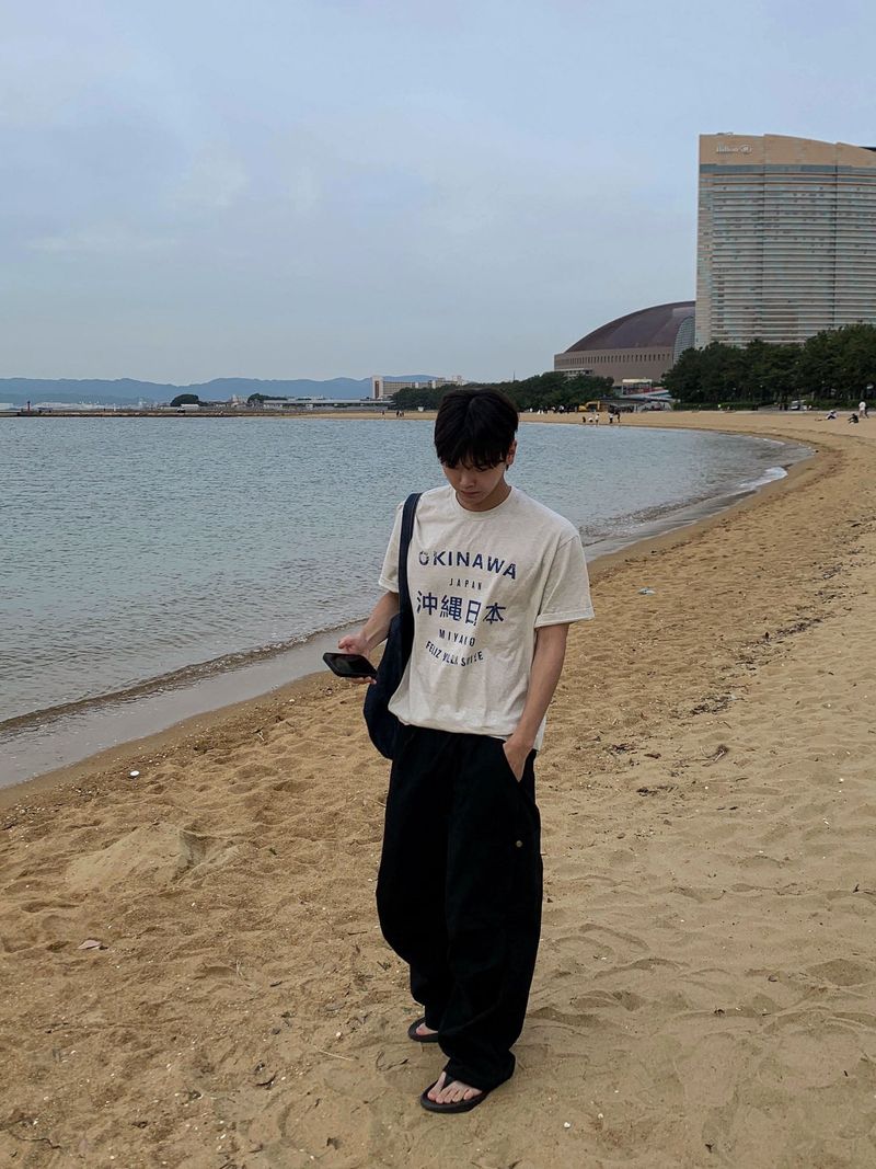 Hama Patch Wide Cargo Pants