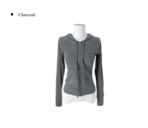 Shimo See-Through Slim Hood Zip-up