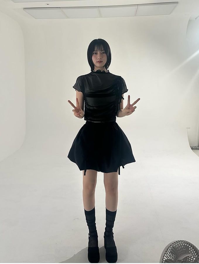 Balloon ribbon skirt