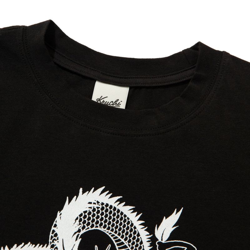 DRAGON  Crop T-Shirt (BLACK)