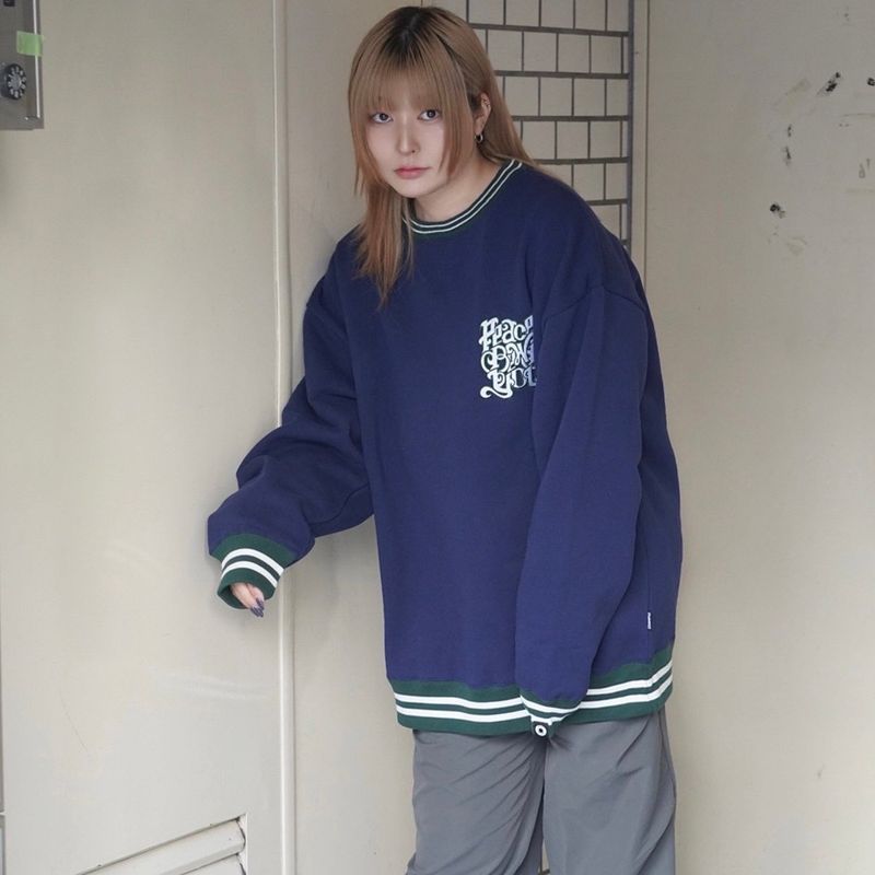 EXAMPLE BLESSING WORLDS RIBCOLOUR CREWNECK