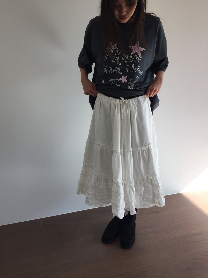 Yacht Frill Tiered Skirt (1color)