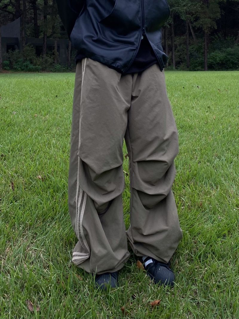Triple Tape Parachute Nylon Pants 2C