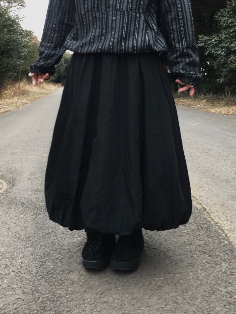 Daily Wide Balloon Skirt (2c)  