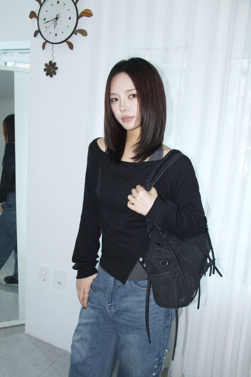 Stud Side Pintuck Wide Pants (2colors)