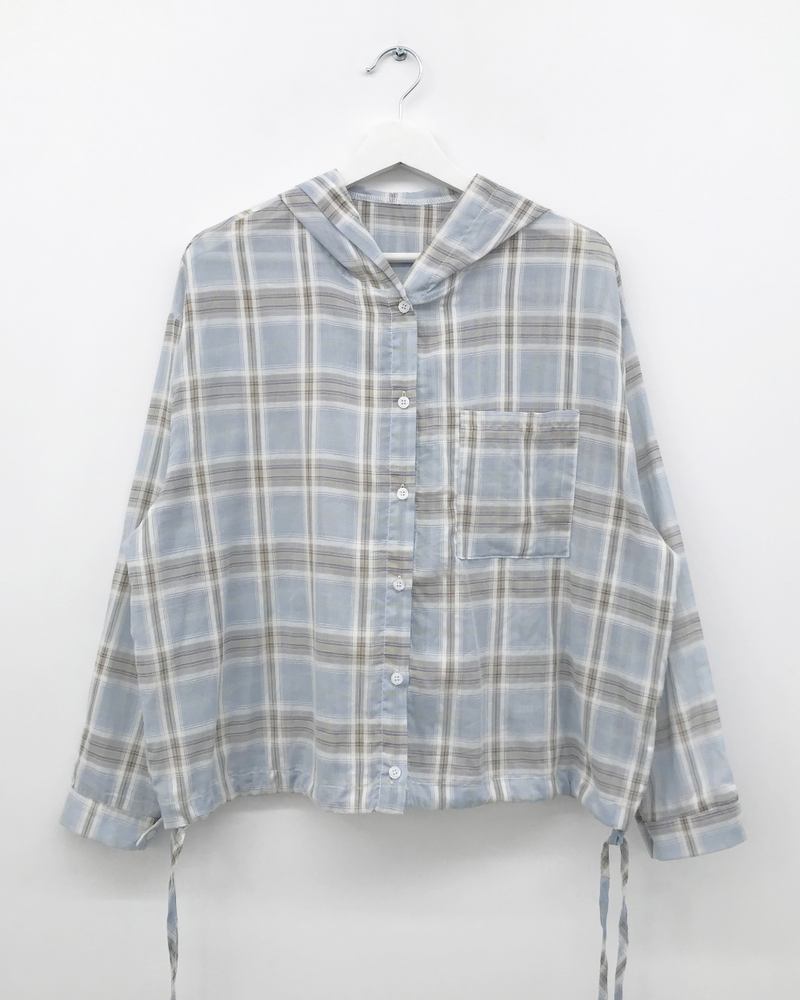 Ranel check hoodie (2color)