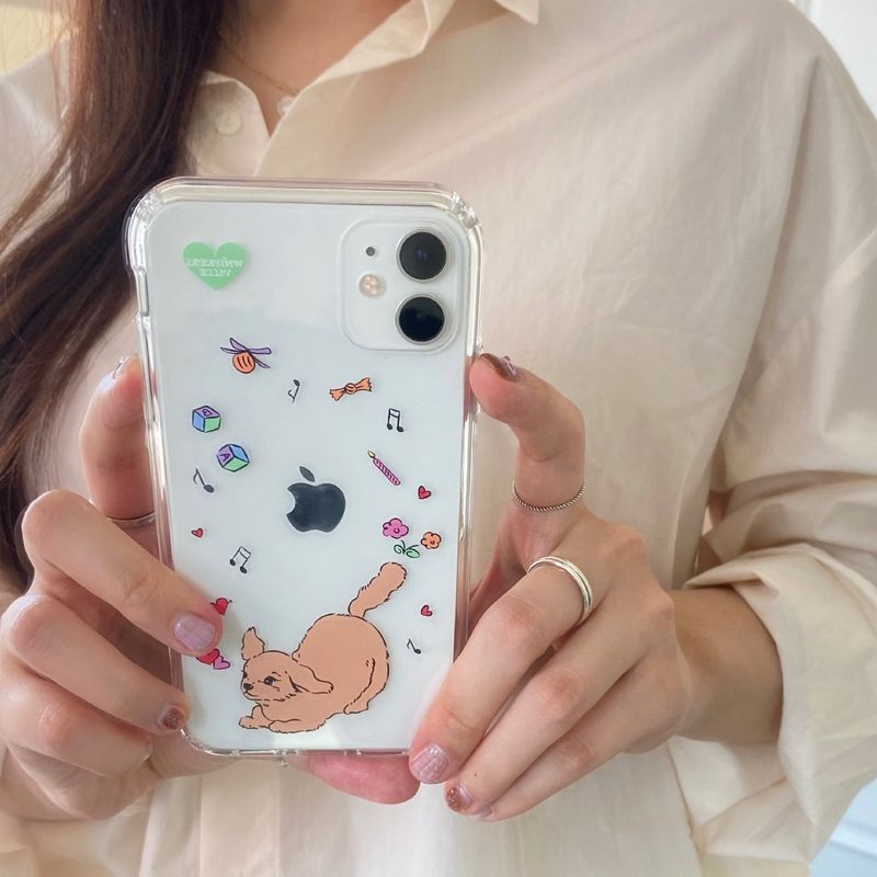[MADE]Coco Puppy Jelly Hard Case