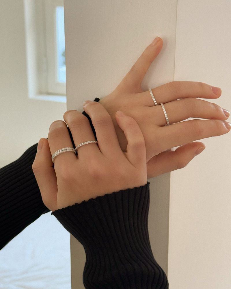Iceberg ring (silver) *1PCS