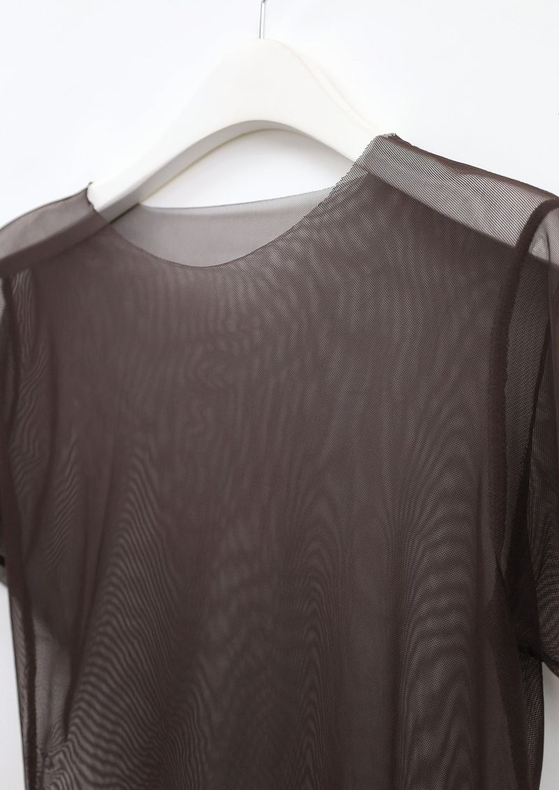 S-curve Mesh t-shirt