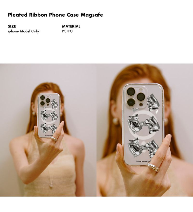 Pleated Ribbon Phone Case Magsafe