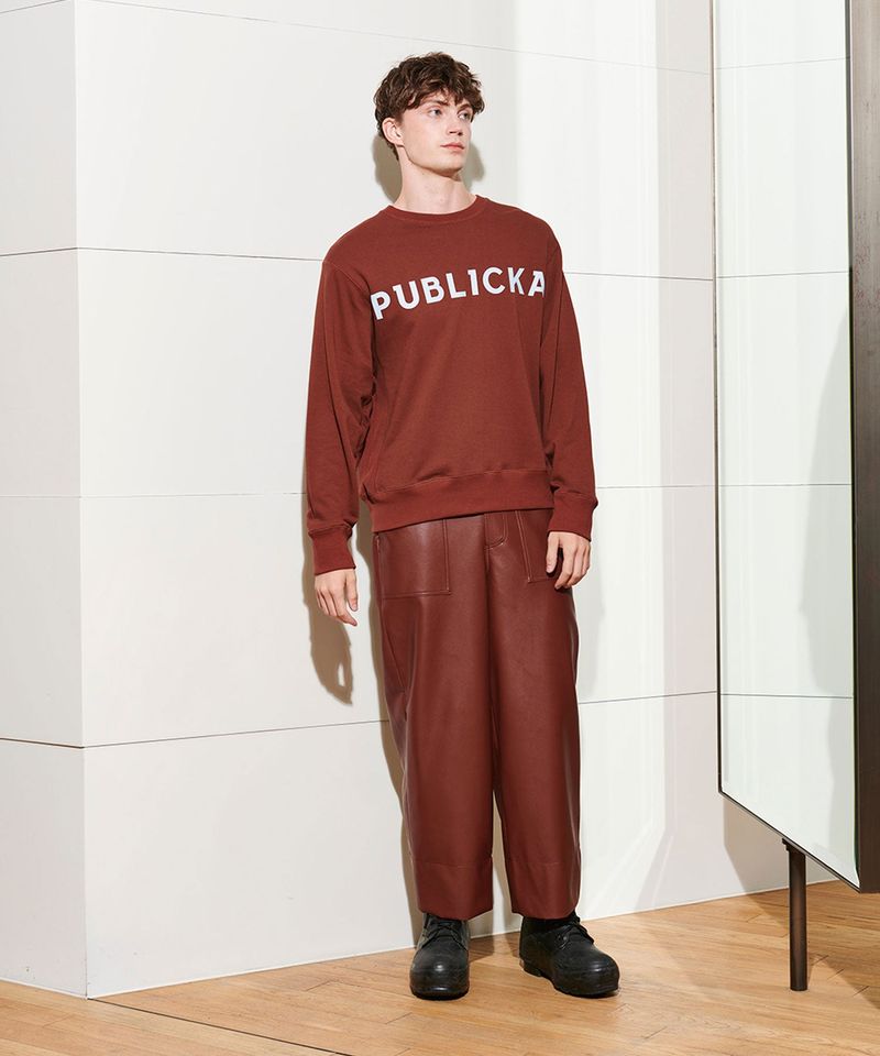 PUBLICKA X（パブリカエックス）の「パブリカロゴスウェットシャツ（トップス）」