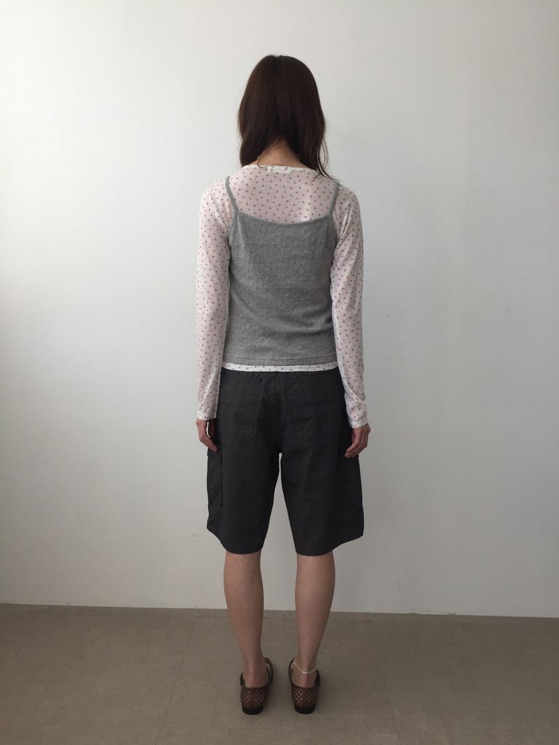 Floral Henley Neck Long Sleeve (4color)