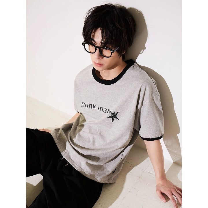 PUNK MANIA Cool Cotton Cropfit Ringer Short Sleeves (SRCSTD-0240)