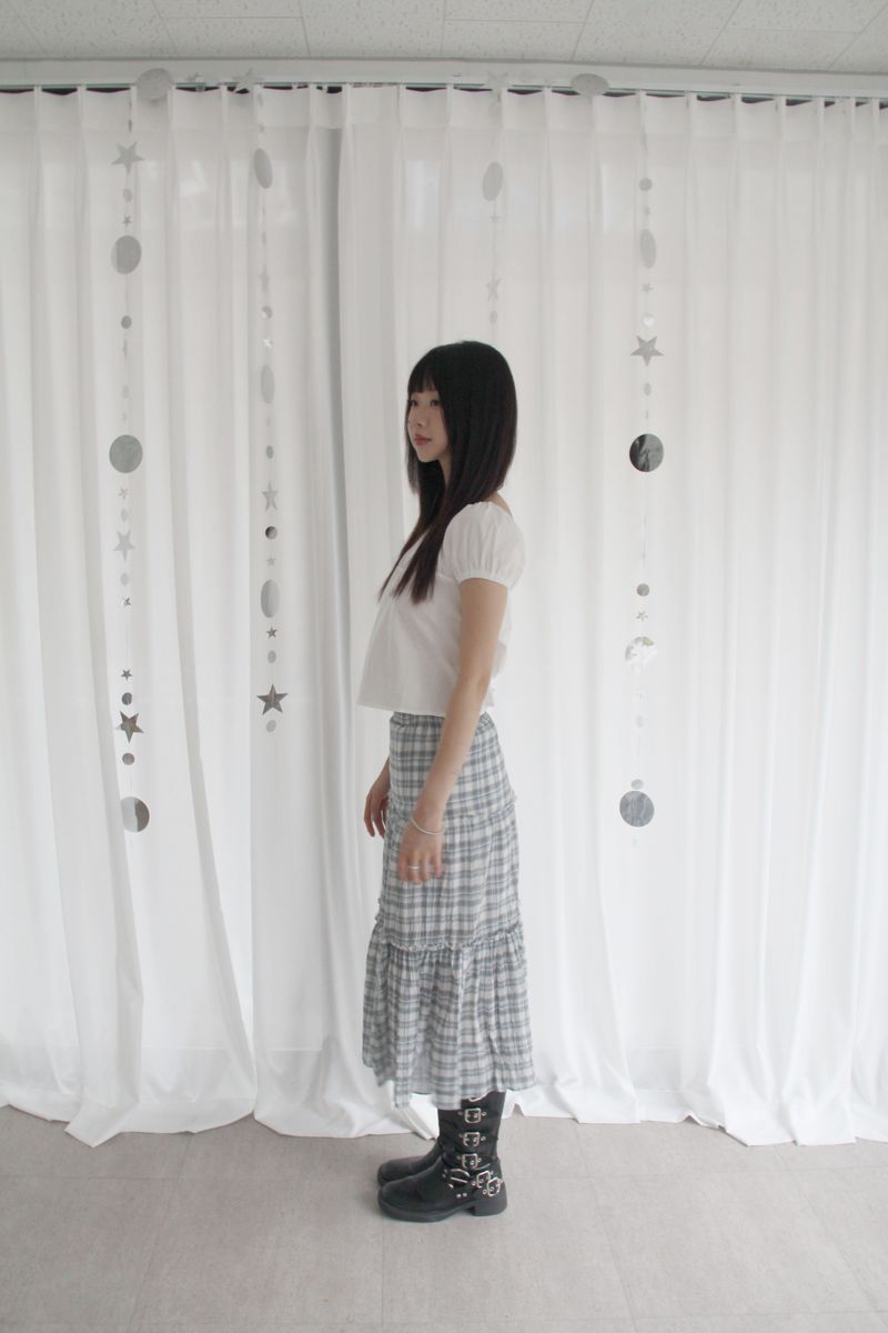 Soft Shirring Blouse