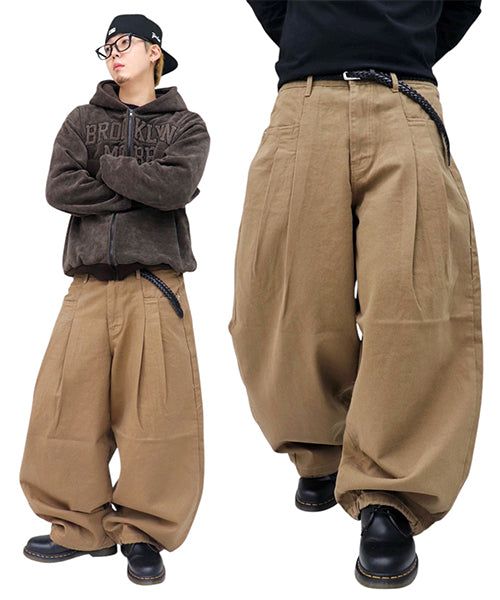 HundoP(ハンドピー)の「Wide Pleated Balloon Pants(Pants)」