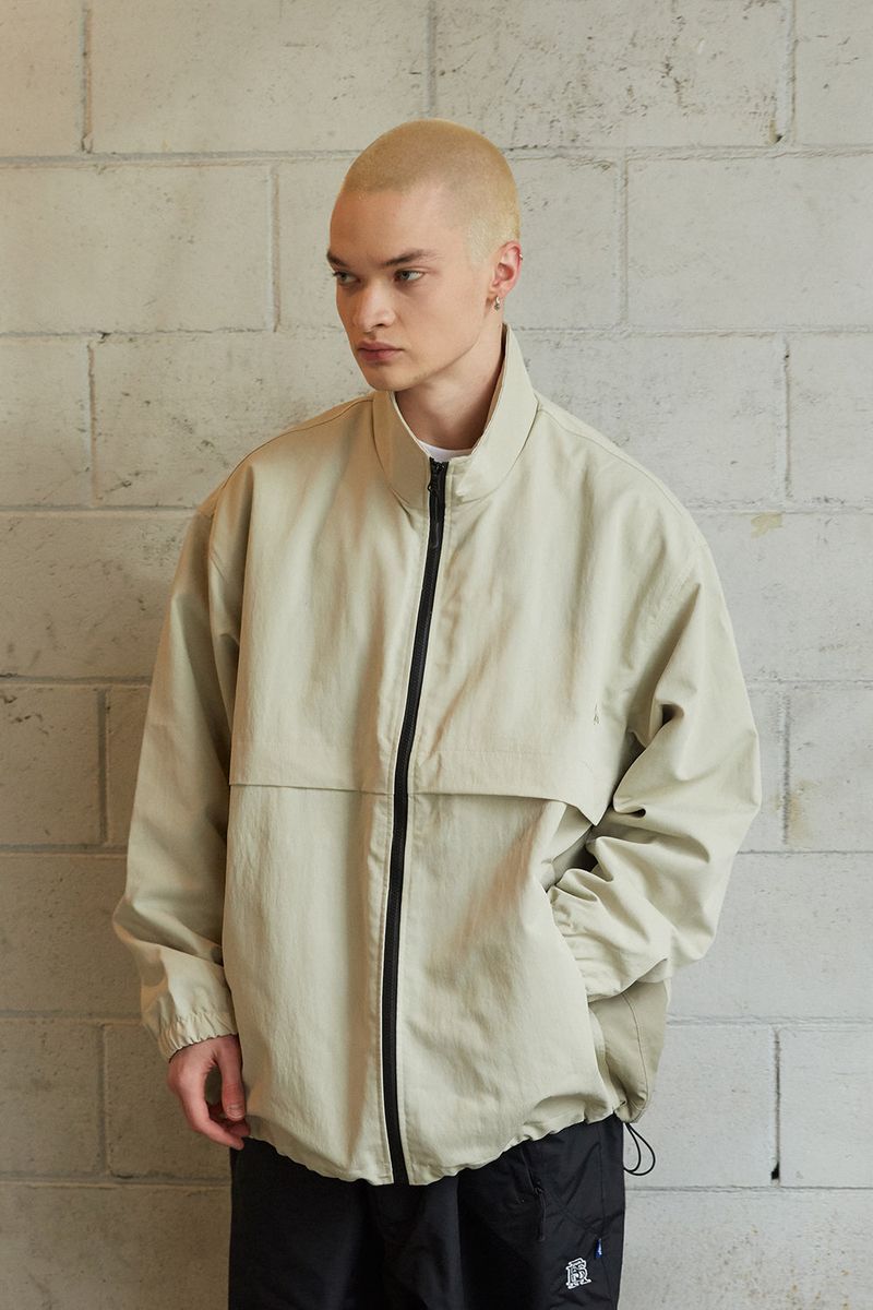 BSRABBIT(ビエスラビット)の「BSR2223FWJK058 CCC WIDE JACKET GRAY BEIGE(Jackets/Outerwear)」