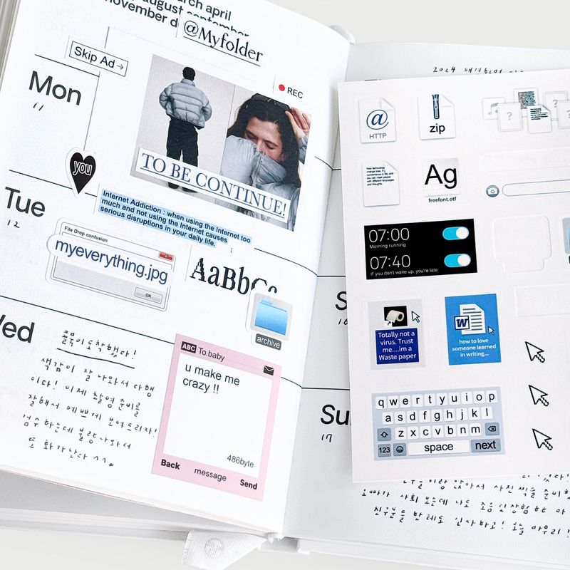 oab digital sticker set / 5 sticker set