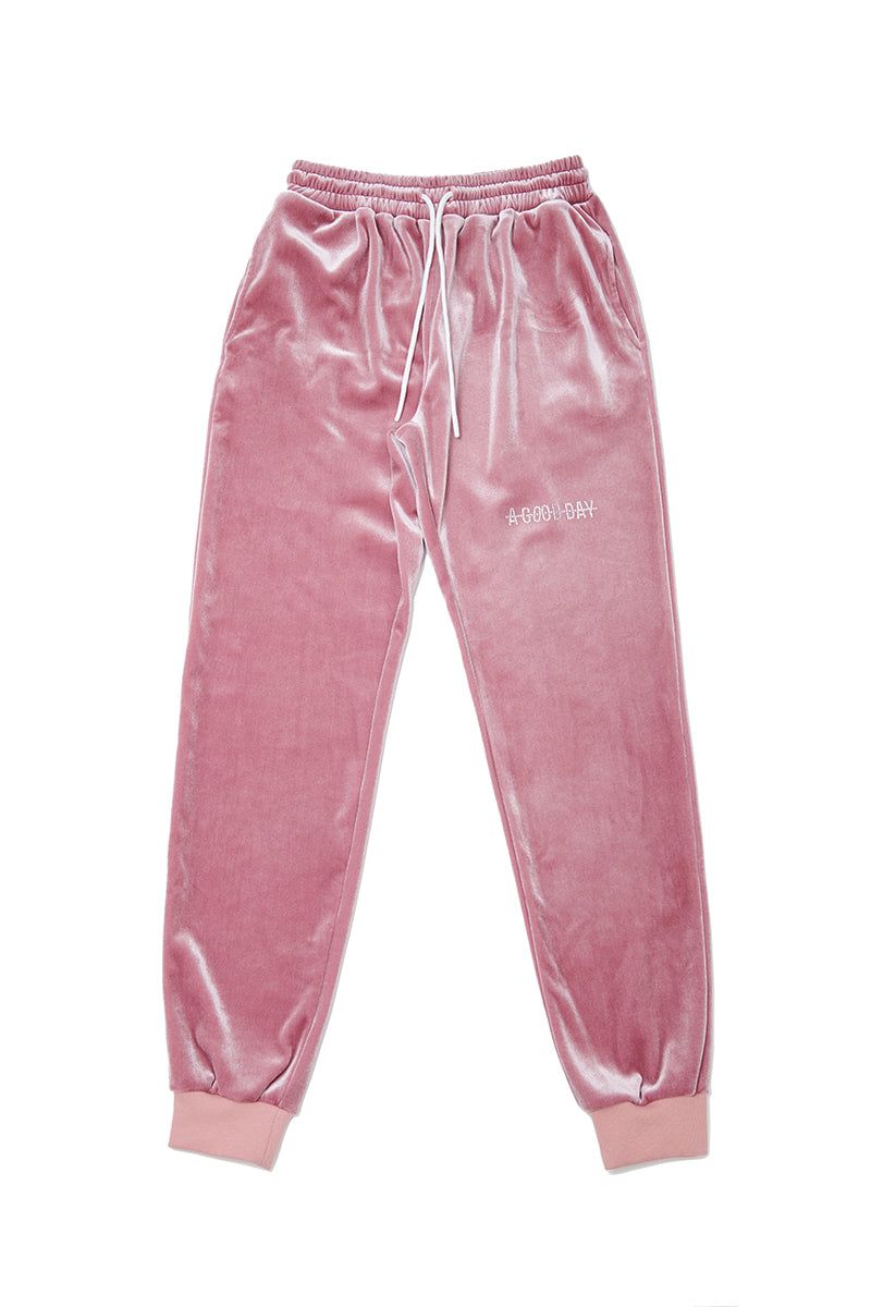 A GOOD DAY（ア グッドデイ）の「VELVET STONE PANTS (pink)（Pants）」