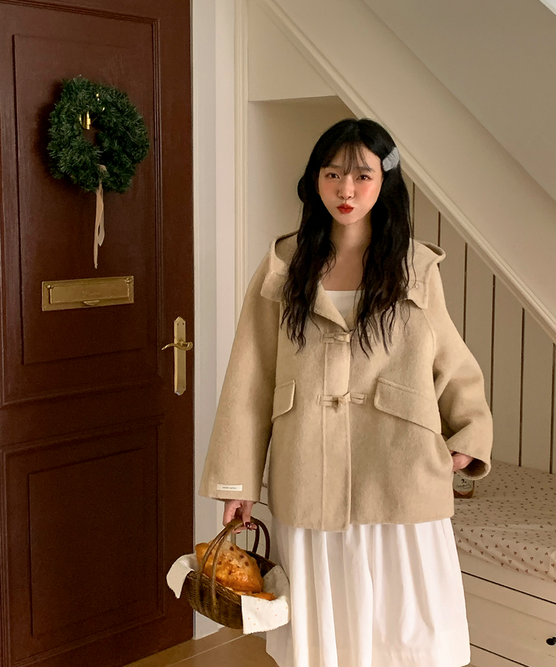 Duffle Half-Length Handmade Coat Jacket