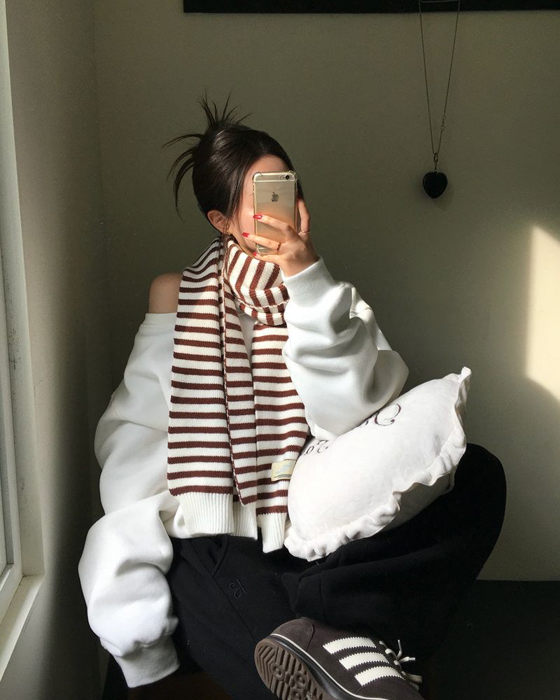 [ORIGINAL] Heli Stripe Scarf