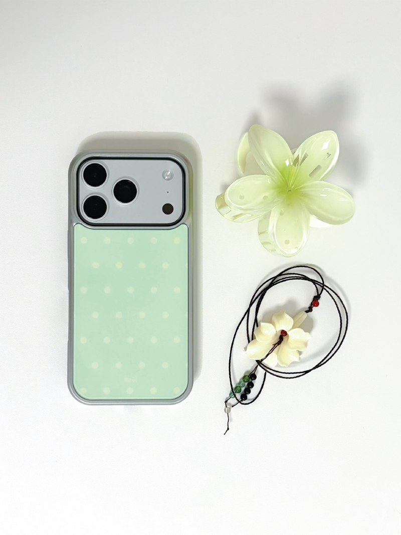 [Glass Silver] Mini Dot Case
