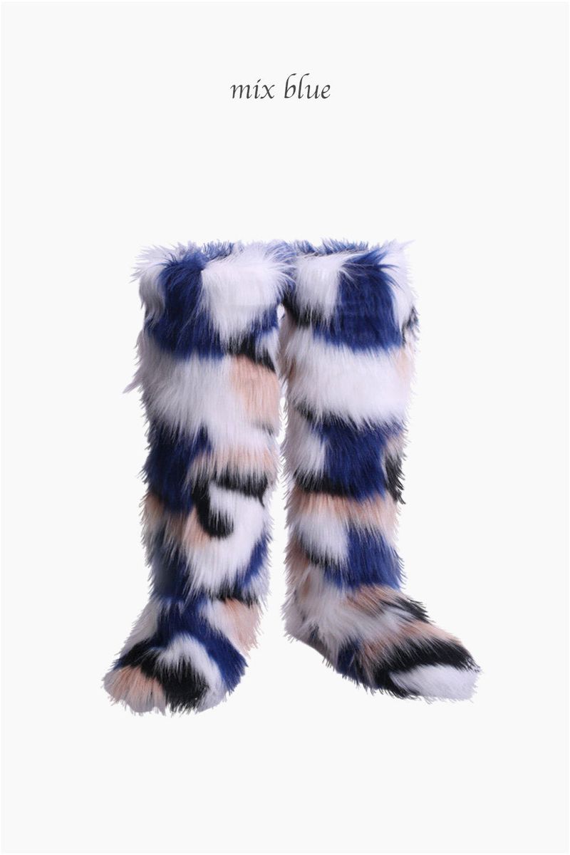 long fur boots (9 color)