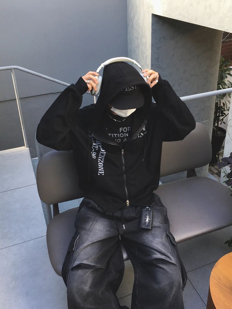 Blackout Archive Hoodie Zip-up 4C