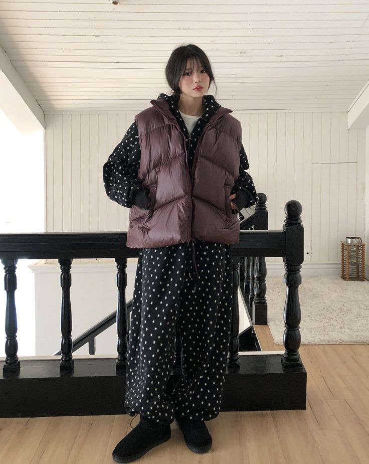 Smore Puffer Duck Down Padding Vest