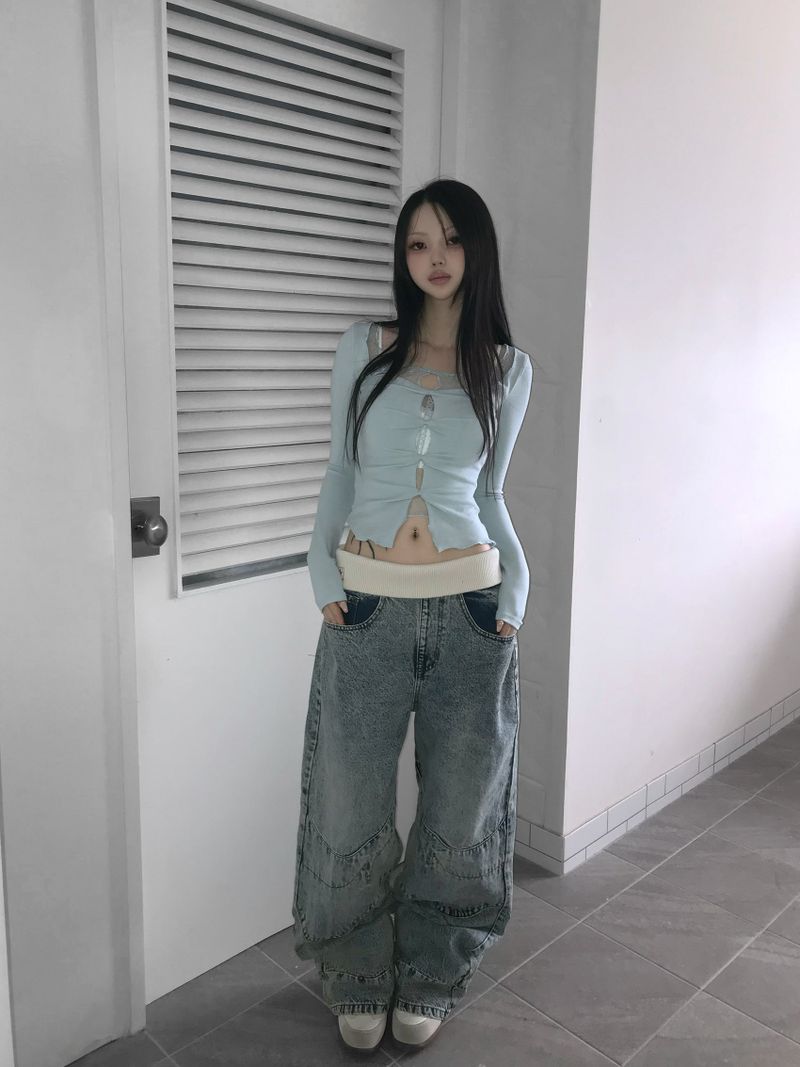 Bocchi layered top (2 color)