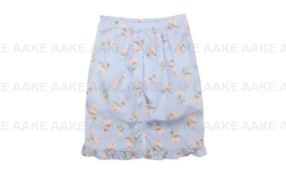 BLOOM FRILL MIDI SKIRT
