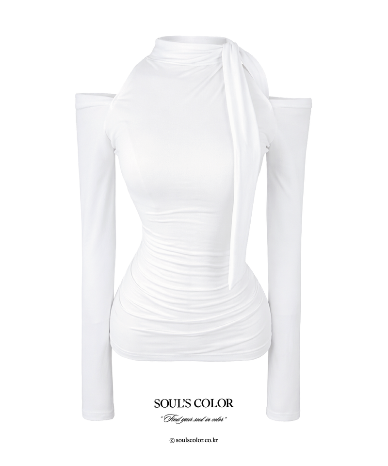 Lorena Shirring Tie Top (3color)