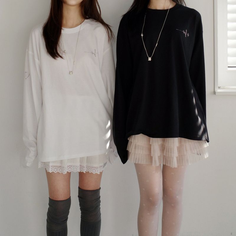 Garden long sleeve T (black)
