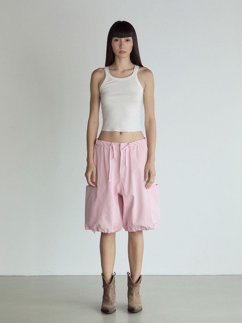 visus（ビスス）の「Low Waist Cargo Shorts_Orchid Pink（Pants）」