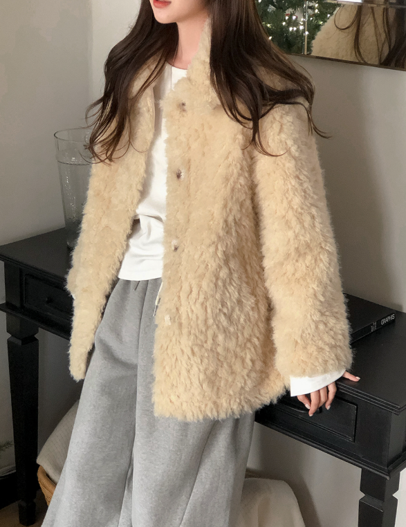 #Beautiful Fur Middle Jacket (4color)