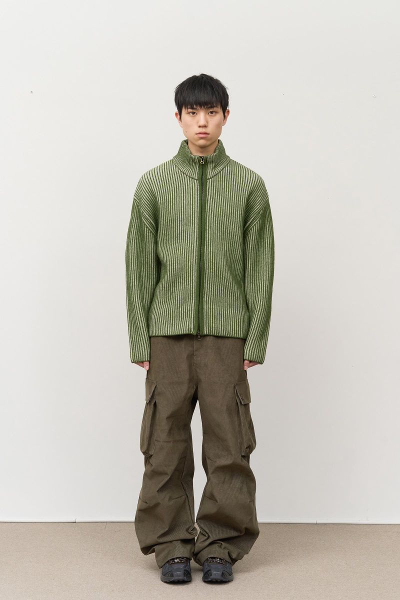 Meen Knitted Zip Up