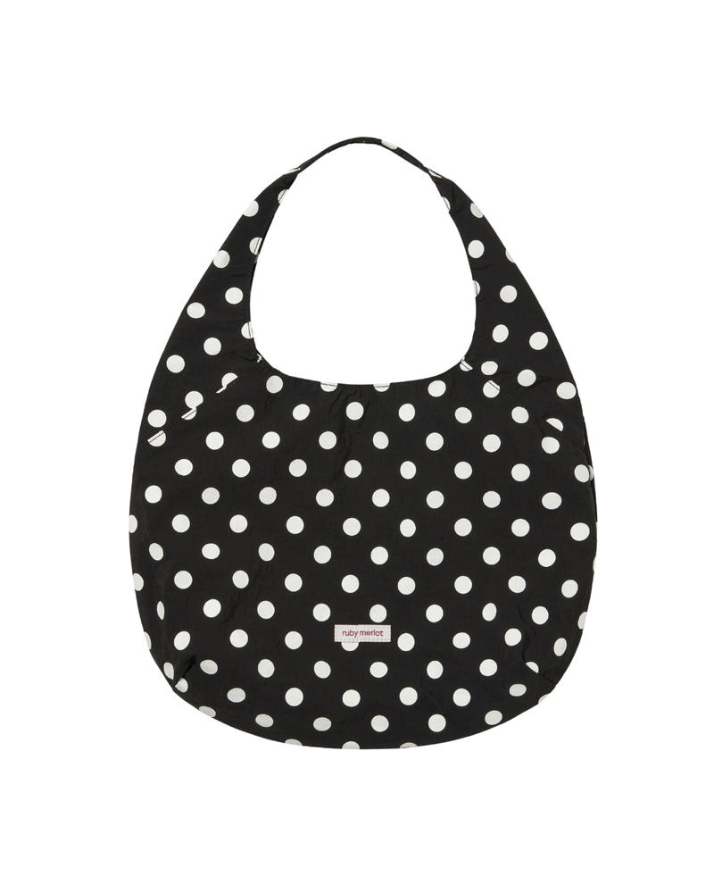 Ruby Merlot(ルビーメルロー)の「Foldaway tote - Black & White (M)(Bags)」