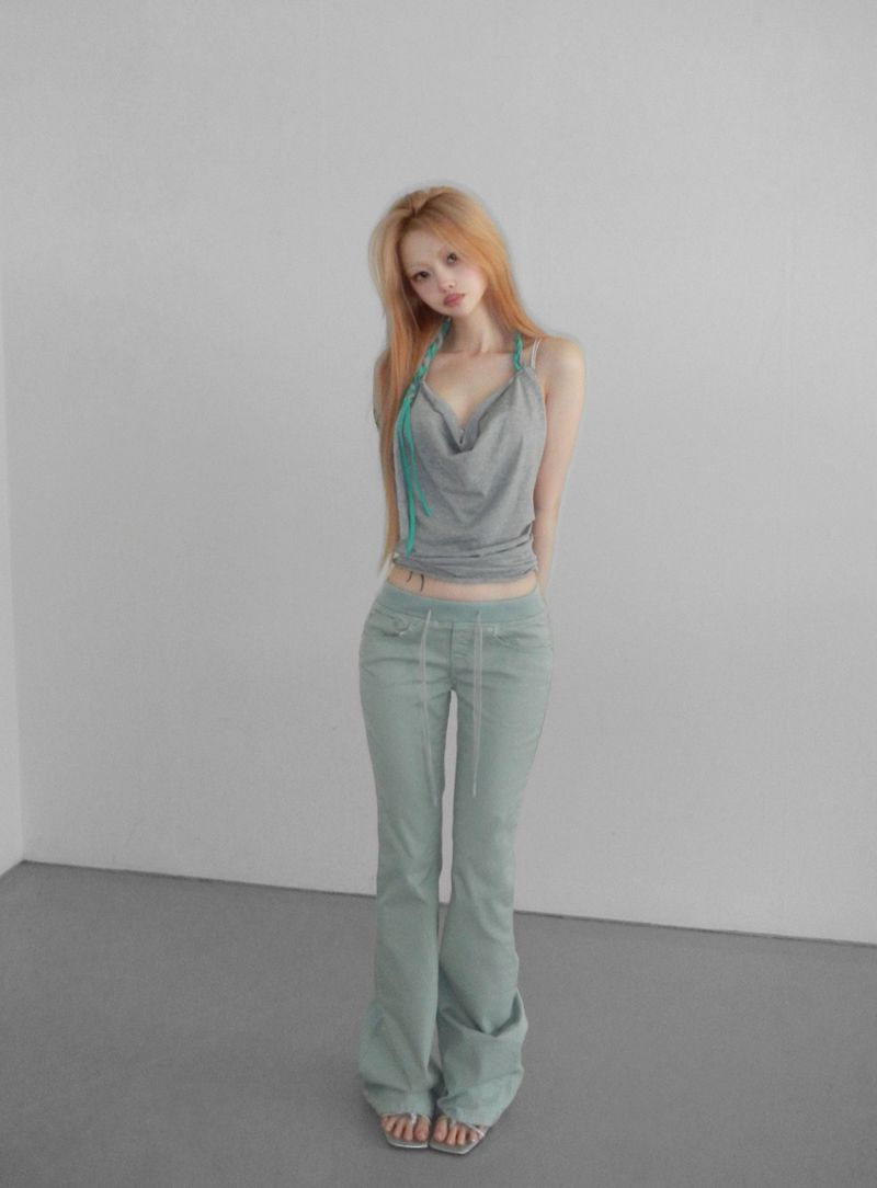 THEAIRTOWN(ザエアータウン)の「lace string semi pt(2 color)(Pants)」