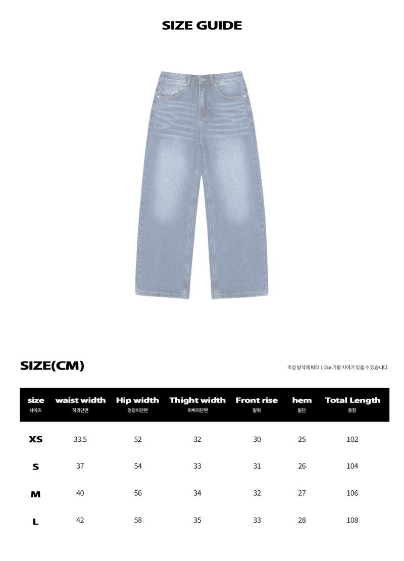 BTB : THE BEGINNING JEANS [DEEP BLUE CORE] [UNISEX]