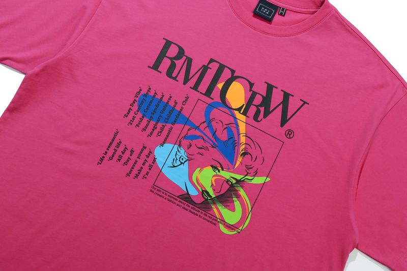 GALLERY PRINTING TEE SHIRT_PINK