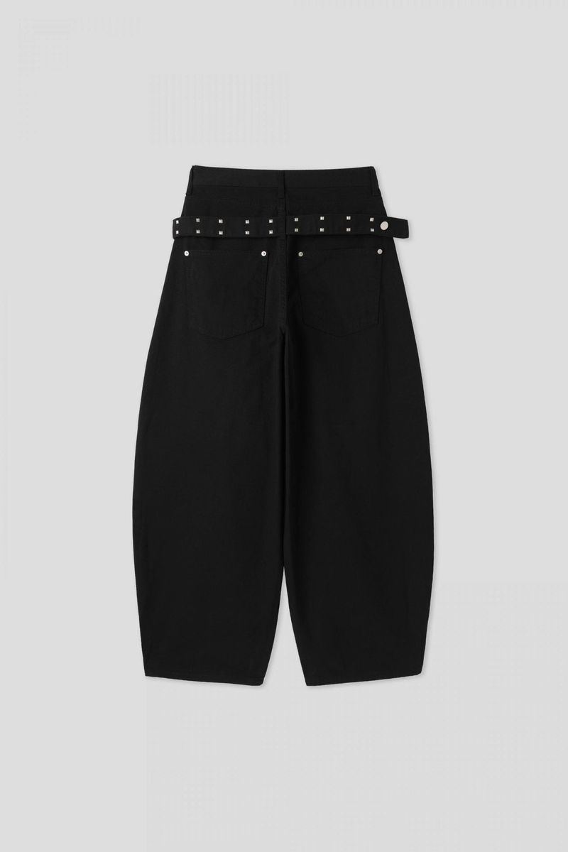 Kerry Backstud Belted Balloon Pants (2c)